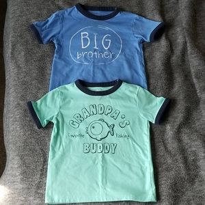 2 toddler boy shirts